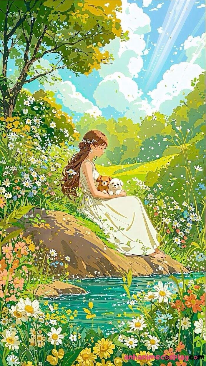 tranh vẽ anime đẹp 4k full